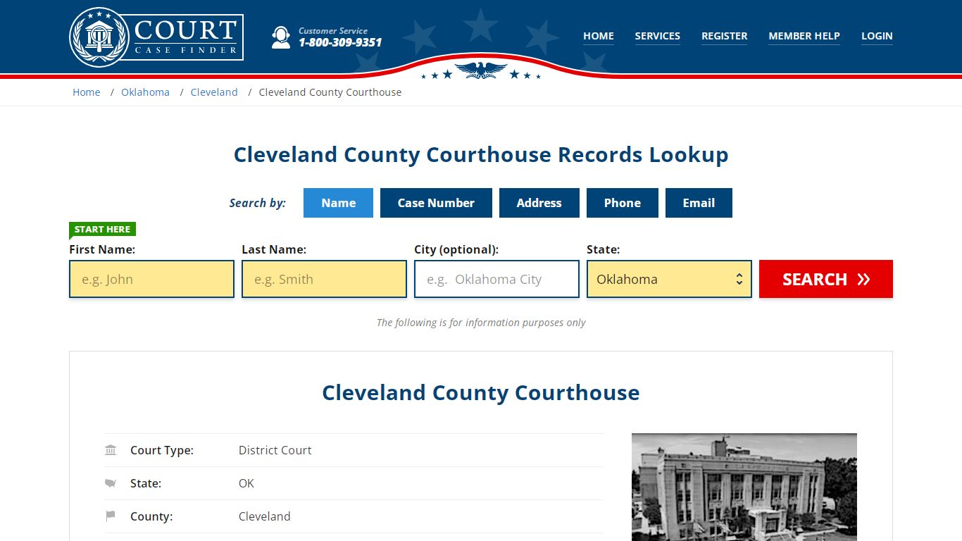 Cleveland County Courthouse Records | Norman, Cleveland County, OK ...